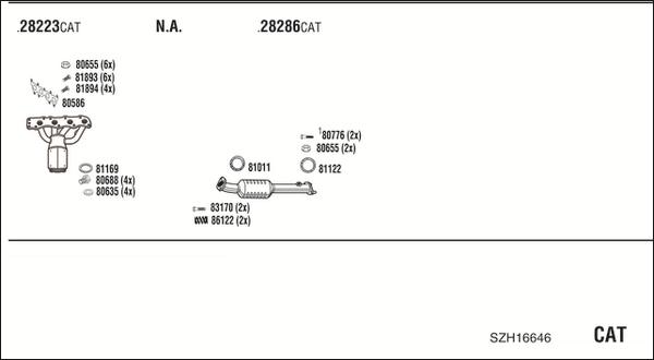 Fonos SZH16646 - Impianto gas scarico autozon.pro