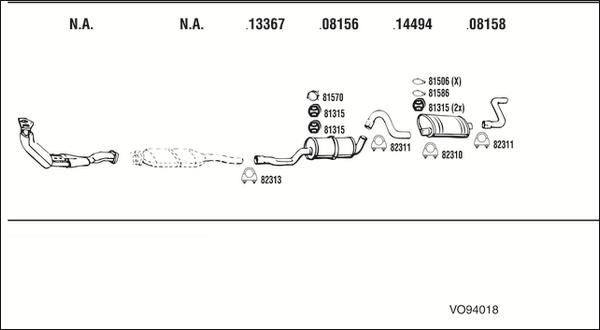 Fonos VO94018 - Impianto gas scarico autozon.pro