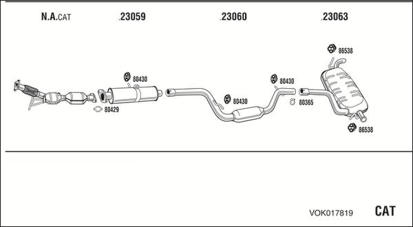 Fonos VOK017819 - Impianto gas scarico autozon.pro