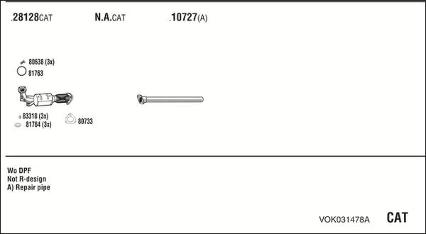 Fonos VOK031478A - Impianto gas scarico autozon.pro