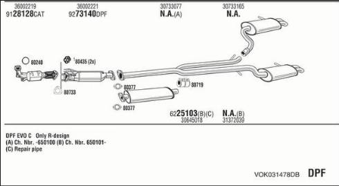 Fonos VOK031478DB - Impianto gas scarico autozon.pro