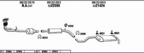 Fonos VW95068 - Impianto gas scarico autozon.pro