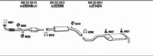 Fonos VW20331 - Impianto gas scarico autozon.pro