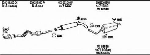 Fonos VW27007 - Impianto gas scarico autozon.pro