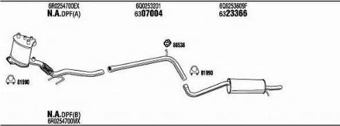 Fonos VWH31606 - Impianto gas scarico autozon.pro