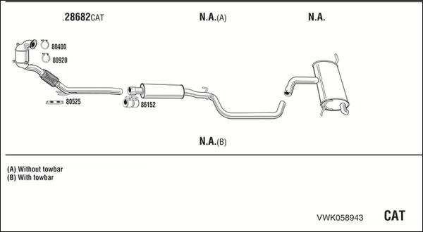 Fonos VWK058943 - Impianto gas scarico autozon.pro