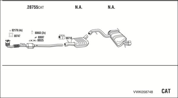 Fonos VWK058748 - Impianto gas scarico autozon.pro