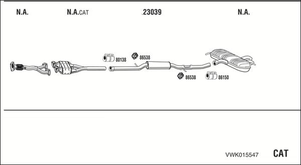 Fonos VWK015547 - Impianto gas scarico autozon.pro