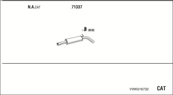 Fonos VWK016732 - Impianto gas scarico autozon.pro