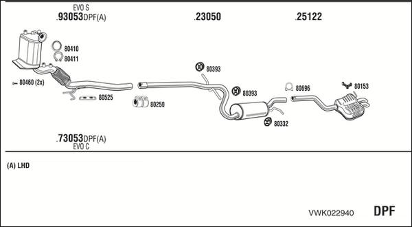 Fonos VWK022940 - Impianto gas scarico autozon.pro