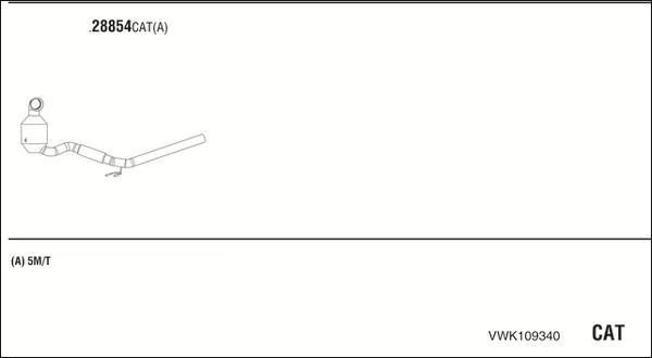 Fonos VWK109340 - Impianto gas scarico autozon.pro