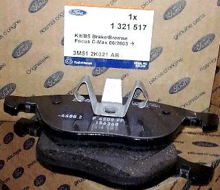 FORD 1 321 517 - Kit pastiglie freno, Freno a disco autozon.pro