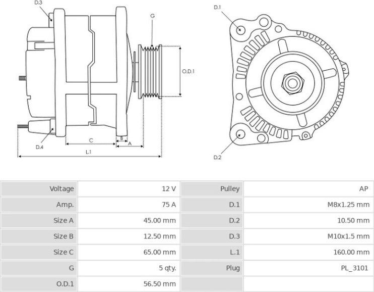 FORD F0CU10300AA - Alternatore autozon.pro