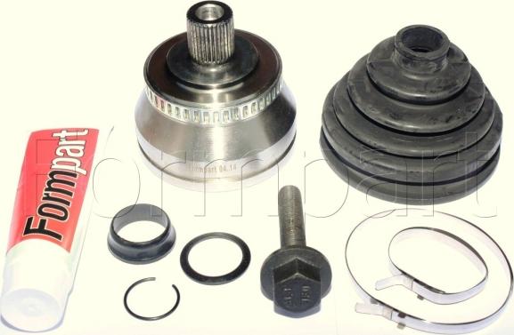 Formpart 11398018/S - Kit giunti, Semiasse autozon.pro