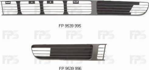 FPS FP 9539 996 - Griglia di ventilazione, Paraurti autozon.pro