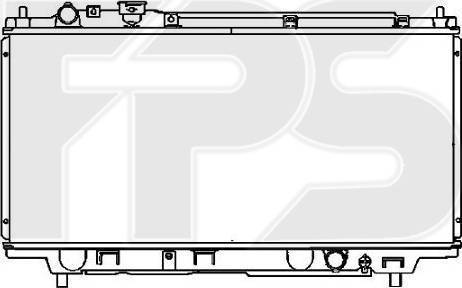 FPS FP 44 A631-X - Radiatore, Raffreddamento motore autozon.pro