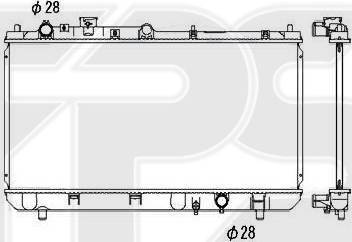 FPS FP 44 A625 - Radiatore, Raffreddamento motore autozon.pro