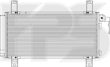 FPS FP 44 K287 - Condensatore, Climatizzatore autozon.pro