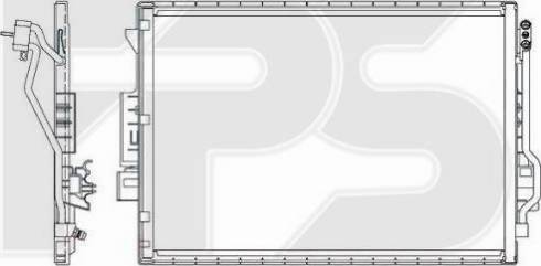 FPS FP 46 K947 - Condensatore, Climatizzatore autozon.pro