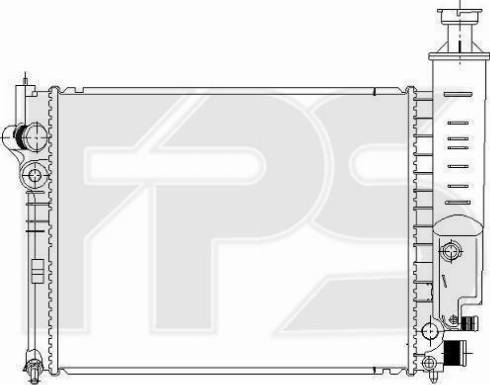 FPS FP 54 A335 - Radiatore, Raffreddamento motore autozon.pro