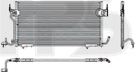 FPS FP 54 K22 - Condensatore, Climatizzatore autozon.pro