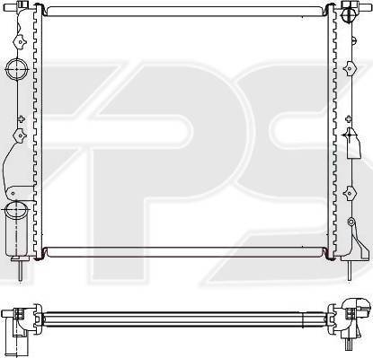 FPS FP 56 A370 - Radiatore, Raffreddamento motore autozon.pro