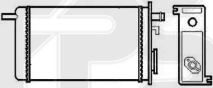 FPS FP 56 N49 - Scambiatore calore, Riscaldamento abitacolo autozon.pro