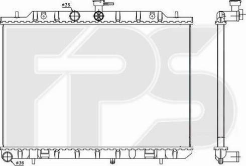 FPS FP 50 A385-X - Radiatore, Raffreddamento motore autozon.pro