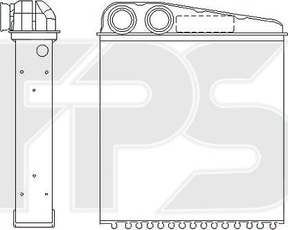 FPS FP 50 N182 - Scambiatore calore, Riscaldamento abitacolo autozon.pro