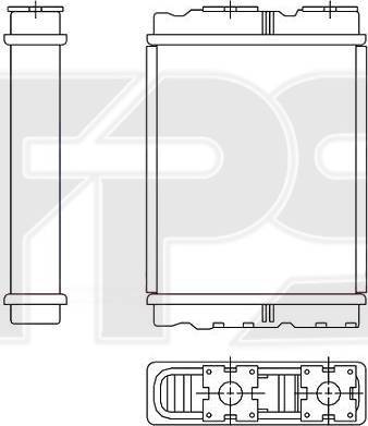 FPS FP 50 N136-X - Scambiatore calore, Riscaldamento abitacolo autozon.pro