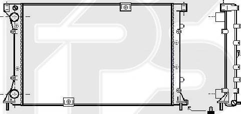 FPS FP 52 A91-X - Radiatore, Raffreddamento motore autozon.pro