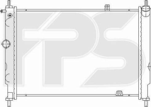 FPS FP 52 A275 - Radiatore, Raffreddamento motore autozon.pro