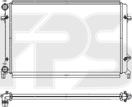 FPS FP 64 A473 - Radiatore, Raffreddamento motore autozon.pro