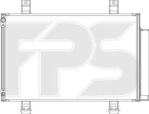 FPS FP 68 K490-X - Condensatore, Climatizzatore autozon.pro