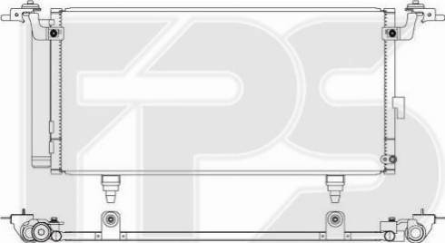 FPS FP 67 K968-X - Condensatore, Climatizzatore autozon.pro