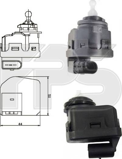 FPS FP 0015 RK1 - Regolatore, Correzione assetto fari autozon.pro