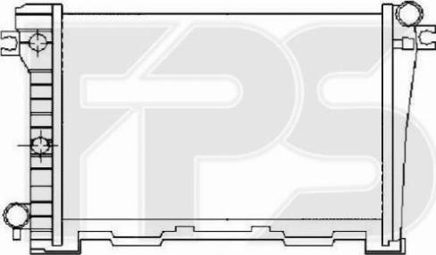 FPS FP 14 A863-X - Radiatore, Raffreddamento motore autozon.pro