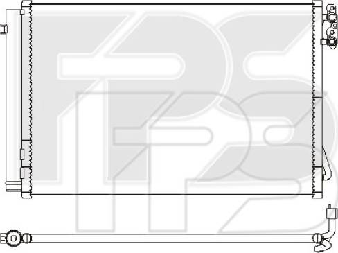 FPS FP 14 K366-X - Condensatore, Climatizzatore autozon.pro