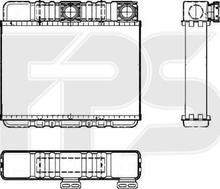FPS FP 14 N97 - Scambiatore calore, Riscaldamento abitacolo autozon.pro