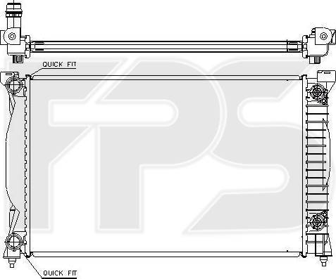 FPS FP 12 A466 - Radiatore, Raffreddamento motore autozon.pro