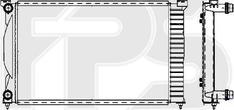 FPS FP 12 A463 - Radiatore, Raffreddamento motore autozon.pro