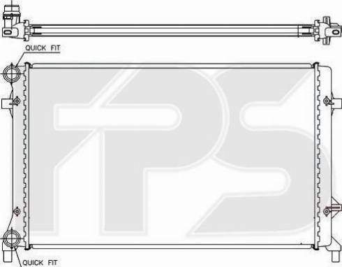 FPS FP 12 A472 - Radiatore, Raffreddamento motore autozon.pro