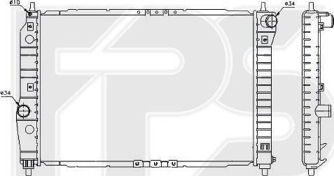 FPS FP 17 A697 - Radiatore, Raffreddamento motore autozon.pro