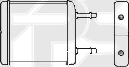 FPS FP 17 N15 - Scambiatore calore, Riscaldamento abitacolo autozon.pro