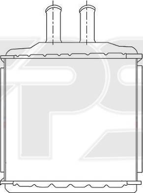 FPS FP 17 N180-P - Scambiatore calore, Riscaldamento abitacolo autozon.pro