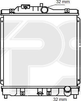 FPS FP 30 A578 - Radiatore, Raffreddamento motore autozon.pro