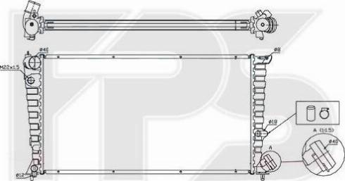 FPS FP 20 A54 - Radiatore, Raffreddamento motore autozon.pro