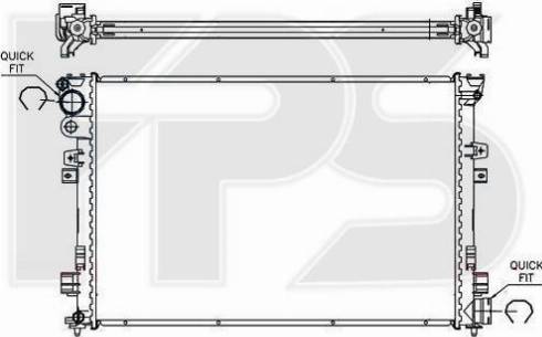 FPS FP 20 A111-X - Radiatore, Raffreddamento motore autozon.pro