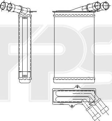 FPS FP 20 N02 - Scambiatore calore, Riscaldamento abitacolo autozon.pro