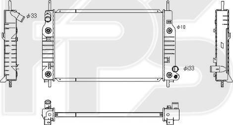 FPS FP 28 A201 - Radiatore, Raffreddamento motore autozon.pro